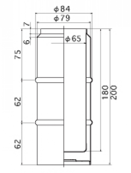 offener Edelstahl-Dewar 0,5l