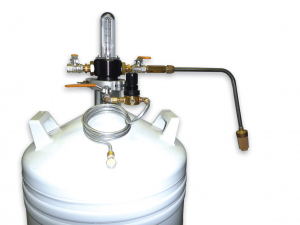 Entnahmekopf f�r Air Liquide Beh�lter