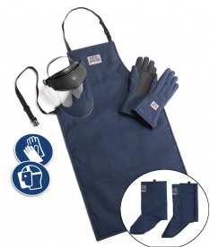 CRYO-INDUSTRIAL� Set ellbogenlang mit Gamaschen