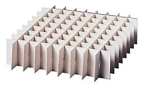 Rastereinsatz 136 x 136mm, Rasterh�he 65 mm